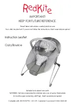 Redkite Cozy Bounce Instruction Leaflet предпросмотр