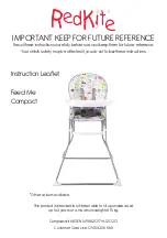 Redkite Feed Me Compact Instruction Leaflet preview
