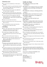 Предварительный просмотр 4 страницы Redkite Push Me 2U Instruction Leaflet