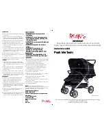 Preview for 1 page of Redkite Push Me Twini Instruction Leaflet