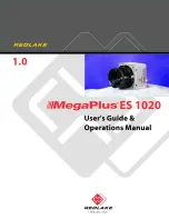 Preview for 1 page of Redlake MASD MegaPlus ES 1020 User Manual