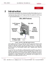 Предварительный просмотр 11 страницы Redline Communications RDL-2000 Installation Manuallines