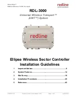 Предварительный просмотр 1 страницы Redline Communications RDL-3000 Series Installation Manual