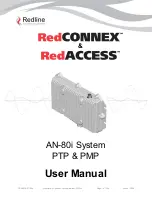 Предварительный просмотр 1 страницы Redline Communications RedCONNEX AN-80i User Manual