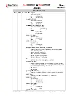 Предварительный просмотр 90 страницы Redline Communications RedCONNEX AN-80i User Manual