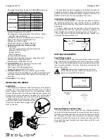 Предварительный просмотр 2 страницы Redlion CUB 5V Series Installation Manual