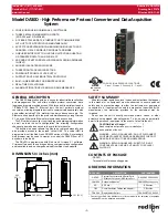 Redlion DA30D Manual предпросмотр