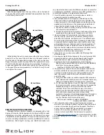 Предварительный просмотр 4 страницы Redlion PM-50 Installation Manual