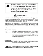 Preview for 2 page of RedMax AG4300 Owner'S/Operator'S Manual