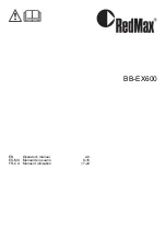 RedMax BB-EX600 Operator'S Manual preview