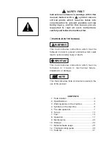 Preview for 3 page of RedMax BC225DL Owner'S/Operator'S Manual