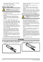 Предварительный просмотр 8 страницы RedMax BHB250P Operator'S Manual