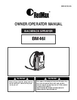 RedMax BM46I Owner'S/Operator'S Manual preview