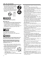 Preview for 4 page of RedMax BM46I Owner'S/Operator'S Manual