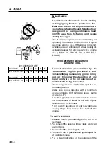 Preview for 14 page of RedMax CHTZ2500 Owner'S/Operator'S Manual