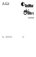 RedMax CZTE54 Operator'S Manual preview