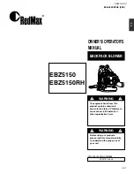 RedMax EBZ5150 Owner'S/Operator'S Manual preview
