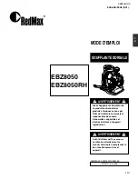 Предварительный просмотр 19 страницы RedMax EBZ8050 Owner'S/Operator'S Manual