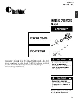 Preview for 3 page of RedMax EXtreme BC-EX850 Owner'S/Operator'S Manual