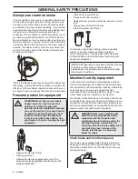 Preview for 8 page of RedMax GZ7000 Operator'S Manual