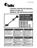 RedMax HEZ2401S Owner'S/Operator'S Manual preview