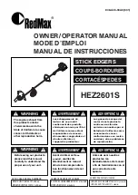 RedMax HEZ2601S Owner'S/Operator'S Manual preview