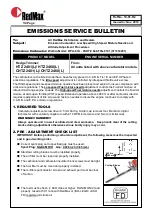 Preview for 1 page of RedMax HTZ2401 Service Bulletin