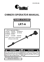 RedMax SGCX2600S Owner'S/Operator'S Manual preview