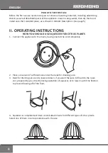 Preview for 8 page of Redmond RJ-903 Instructions For Use Manual