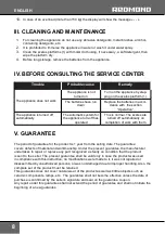 Preview for 8 page of Redmond RS-710 Instructions For Use Manual