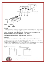 Предварительный просмотр 14 страницы Redpath Domestic tunnelhouse Greenhouse 2.74 Manual