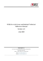 Redpine Signals RS9116 Reference Manual preview