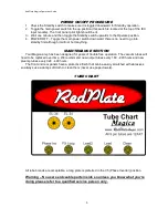 Preview for 5 page of RedPlate Magica Operation Manual