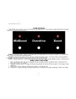 Preview for 5 page of RedPlate Overdrive Classic RPHD100 Operation Manual