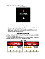 Предварительный просмотр 3 страницы RedPlate RedLine 50 Operation Manual