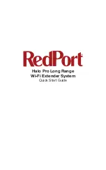 RedPort Halo Pro Quick Start Manual preview