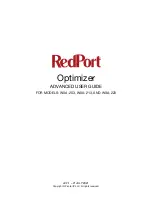 RedPort Optimizer Advanced wXa-203 Advanced User'S Manual preview