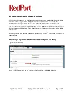 Предварительный просмотр 30 страницы RedPort wXa-122 User Manual