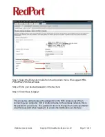 Предварительный просмотр 31 страницы RedPort wXa-122 User Manual
