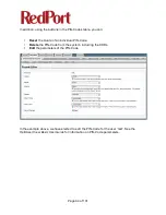 Предварительный просмотр 34 страницы RedPort WXA-153 User Manual