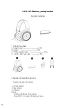 REDRAGON H818 Operation Instruction Manual preview