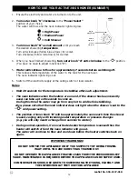 Preview for 12 page of Redring Active 350S Installation And User Manual