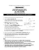 Preview for 12 page of Redring Expressions 500S Installation And User Manual