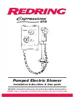 Preview for 1 page of Redring EXPRESSIONS 570 Installation Instructions Manual