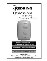 Preview for 1 page of Redring EXPRESSIONS REVIVE Instruction Manual