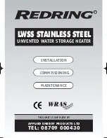 Preview for 1 page of Redring LWSS STAINLESS STEEL Installation Manual