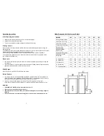 Preview for 5 page of Redring Professional SB Installation & Operating Instructions Manual