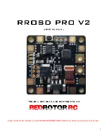 REDROTOR RC RROSD PRO V2 User Manual предпросмотр