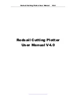 Redsail Cutting Plotter User Manual preview