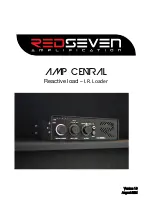 Preview for 1 page of RedSeven Amplification AMP CENTRAL Manual